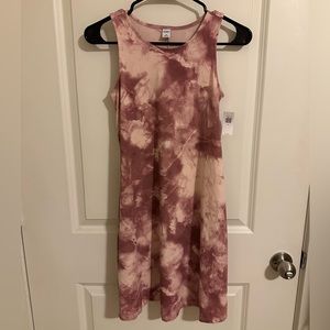 Sleeveless Jersey-Knit Swing Dress